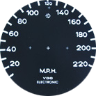 Speedometer Dial Options for Porsche 911 | NH Speedometer - image #6