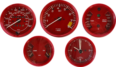 North Hollywood Speedometer Repair | Some examples of custom coloring, dial and bezel #5