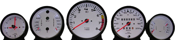 North Hollywood Speedometer Repair | Some examples of custom coloring, dial and bezel #6