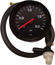 North Hollywood Speedometer Repair | 930 Type mechanical boost gauge to replace original 911 clock #1